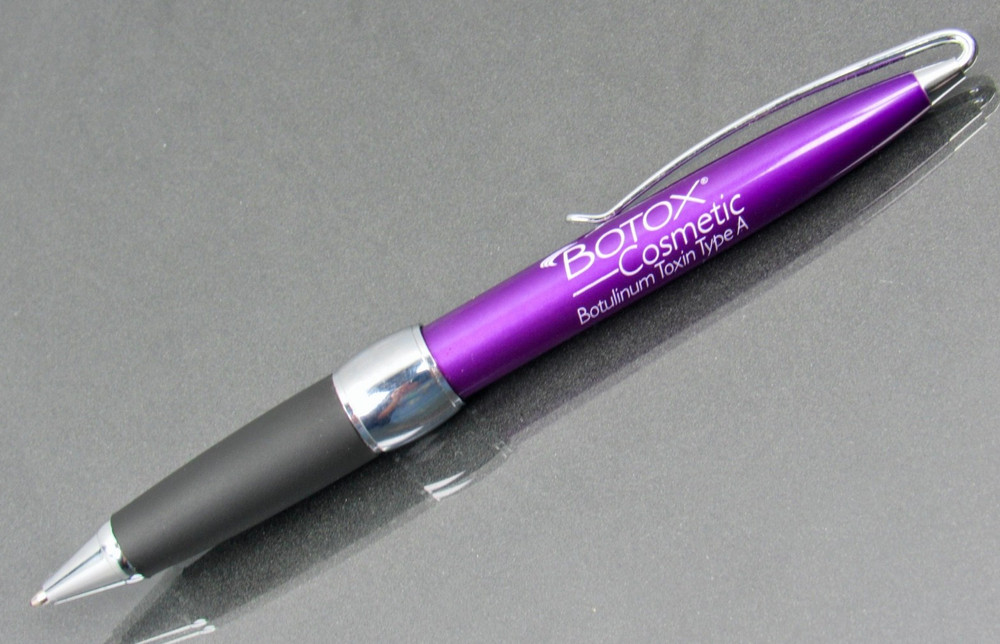 Superb Botox Metal Twist PEN Drug Rep Pharmaceutical Promo Advertising Rare