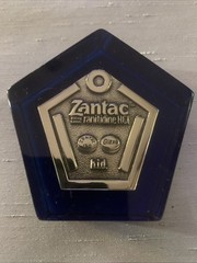 Zantac Ranitidine HCl Vintage Glaxo Pharmaceutical Paperweight Advertising