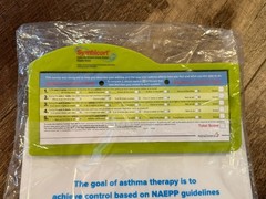 SYMBICORT Clipboard Asthma Control Test Drug Rep Advertising Sealed NEW!