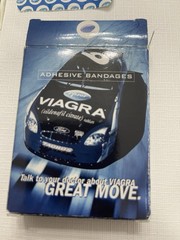 Pharmaceutical Drug Rep Promo Items Viagra Pharmacy Bandages 2 Boxes