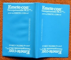 *RARE* 1976 Drug Rep Promotional EMETE-CON® Pocketsize Notebook & Pad *VG*