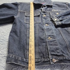 Vintage 90s Y2k Phat Farm New York Men’s Large Denim Trucker Jacket Embroidered