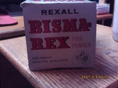 NOS Bisma-Rex Rexall 1lb Pink Powder For Upset Stomach