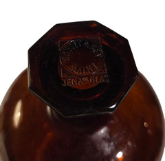 Schott Mainz Jenaer Glas Pharmacy Bottle 33.8oz Braun 8 11/16in Collector’s