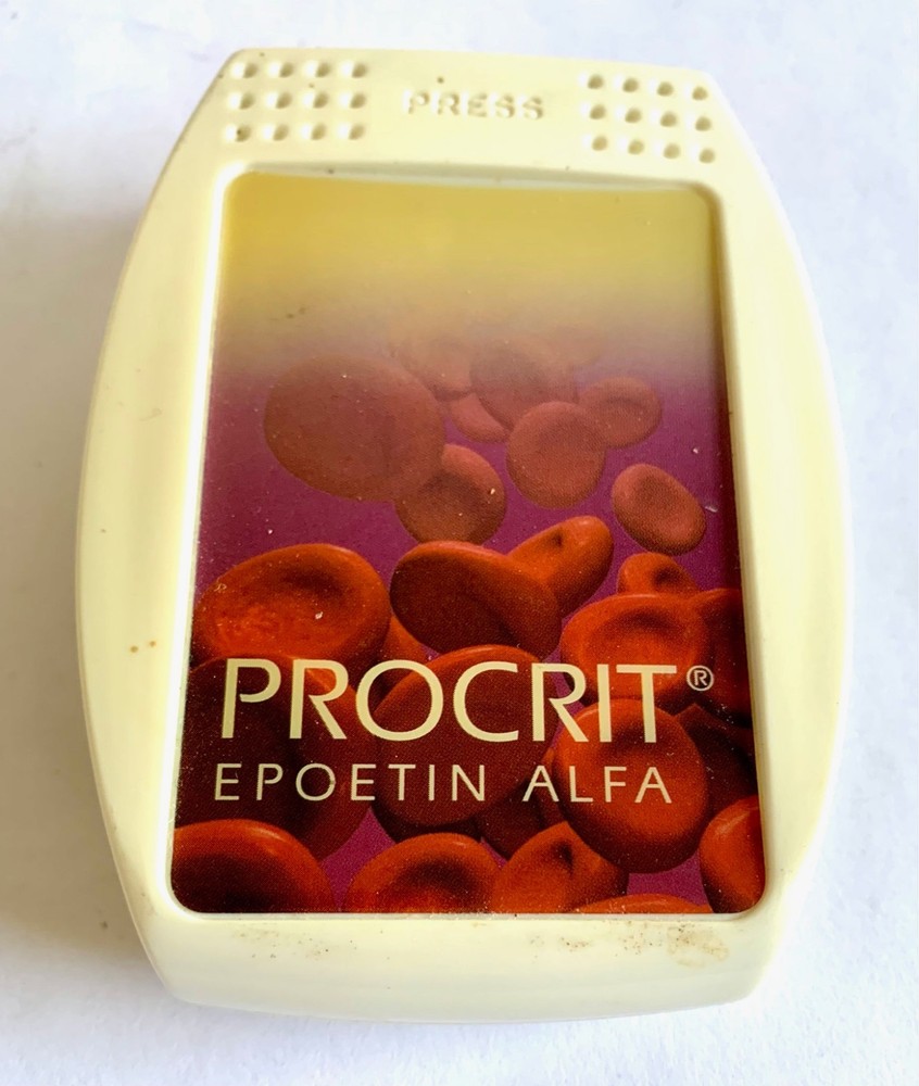 HTF PROCRIT Refrigerator Magnet Clip Drug Rep Pharmaceutical Ad Promo RX Medical