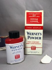Wernet’s TOOTH POWDER Sample TIN Dental Pharmacy Drug Original VINTAGE Box