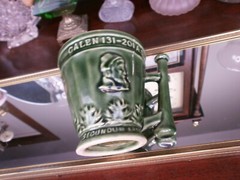 Schering Rx Galen 131-201 AD Coffee Tea Mug Cup Green Mortar Pestle Ceramic