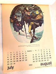 Dickens of a Cold Gerry Gersten Caricatures 1962 Calendar A H Robins Advertising