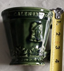 Vintage Green Schering Pharmacy Galen 131-20 Coricidin Rx Mug (McCoy?)