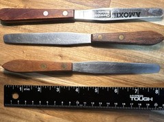 3 Vintage Pharmaceutical Spatulas/ Marketing Promotional Pharmacist Spatulas