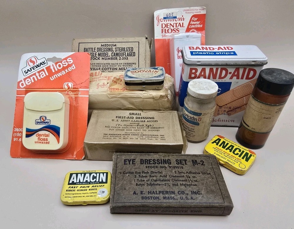 Everything But the House Call! Vintage Pharmacy & Medical Grab Bag Lot