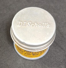 Vintage Dr Scholl’s Foot Balm Glass Jar Contains Product London New York Chicago
