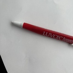 VTG Ballpoint LUVOX Pharma Promo Advertising Triangular Pen Red
