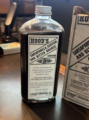 Vintage Early Medical Medicine Pc Hoods Sarsaparilla Gentian & Bitter Orange NYC