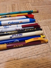 Pharmaceutical Drug Rep Pens Nitroglycerin Prozac Celexa Evista Norvasc Ten