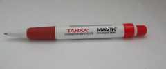 TARKA / MAVIK Promotional Pen Plastic Medium Weight – Rubberized Grip