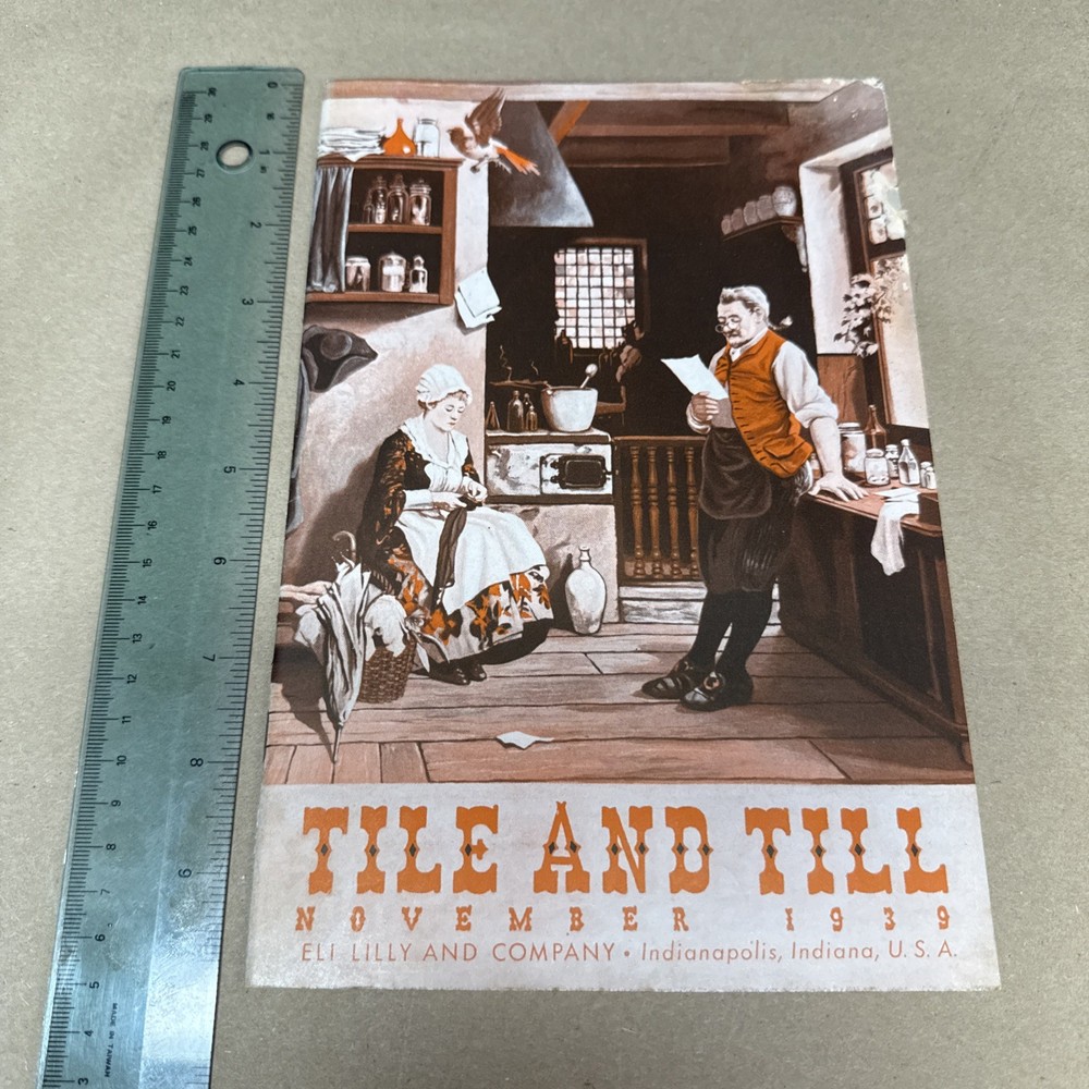 Tile And Till Magazine Eli Lilly And Company November 1939 Indianapolis Indiana