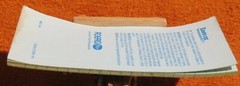 *RARE* 1976 Drug Rep Promotional EMETE-CON® Pocketsize Notebook & Pad *VG*