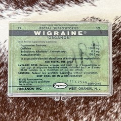 Vintage Organon Inc. Wigraine Suppositories – Ergotamine Ergot Gynergen