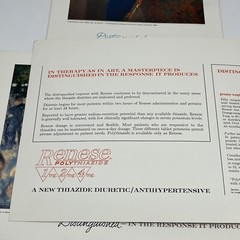 1963 Pfizer Renese Drug Advertising Distinguished Art Prints Brochure Lot Of 4