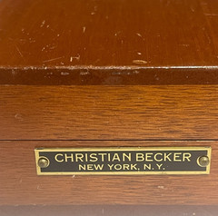 Vintage „Christian Becker“ Weight Set for Gold, Medicine, Laboratory Measuring