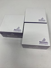 NEXIUM Drug Rep Pharmaceutical Collectible Pens x 3 + 3 Notebooks RARE