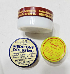 Vintage Pharmacy/medicine salves & ointments Lot of 7