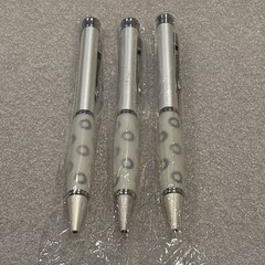 (3) Vintage Advair Pen Drug Rep Advertising Metal Heavy Pen In Original Wrap