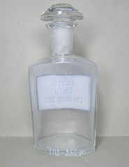 Vintage Medical Science Glass Bottle,Germany,SOLUTIO CALCII CHLORIDI 50%