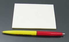 Tylenol Lot BIC Clic PEN + Sticky Pad Drug Rep Pharmaceutical Promo Advertising