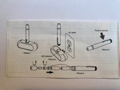 Rhinocort Aqua Rechargeable Pen Light – New in Box – Batteries included