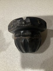 Vintage Wooden Mortar And Pesto About 5 Inches Tall