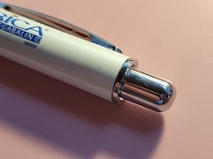 Lot (2) Drug Rep Lyrica Pregabalin Pfizer Collectible Heavy Metal Pen RARE