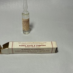 Parke Davis Calcium Gluconate Ampoule 10cc 1g No.239 with Box Detroit MI