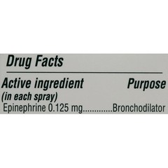 Epinephrine Oral Inhalation Aerosol Relief for Breathing Difficulties Emergency