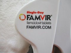 Vintage FAMVIR Stapler Drug Rep Pharma Advertising