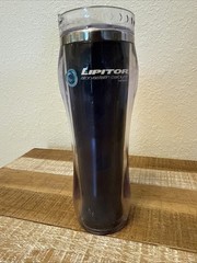 Lipitor Blue Pharmaceutical Travel Bottle Drug Rep Advertising Cholesterol