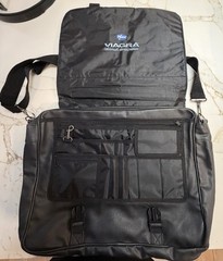 Vintage Viagra Pfizer Messenger Laptop Bag Medical Sales Rep Collectible