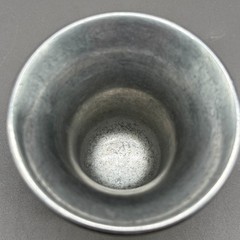 Vintage Stede Pewter Apothecary Mortar Handled Pharmacist Cup Mid Century Modern