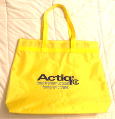 Vtg Actiq Fentanyl Zipper Tote Bag Pharmaceutical Drug Rep Promo Merch Rare HTF