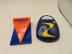 LOT OF 2 Drug Rep large refrigerator magnet clips VIOXX & ZELNORM