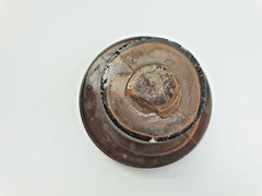 NOVOCAINUM, Vintage Glass Apothecary Pharmacy Brown Jar, 50 ml, Cap