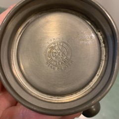 Vintage Pewter Mortar & Pestle *C & K Co. Holland *Heavy/Strong