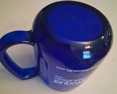 RARE Seroquel Pharmaceutical Sales Rep Promotional Mug Heavy Acrylic