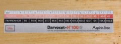 1977 Lilly Darvocet N Promotional Ruler w/ Temperature Conversion Holo – Vintage