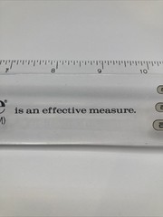 VINTAGE TRANXENE PHARMA COLLECTIBLE RULER DRUG REP PROMO VINTAGE SWAG