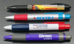 Lot 4 Chunky PENS Drug Rep Pharmaceutical Promo Augmentin Bextra Exforge Zithro+
