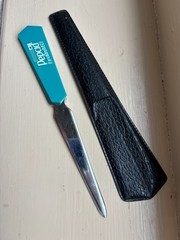 Pepcid IV Letter Opener w/ Case Pharmaceutical Drug Rep Promo Drug Collectible