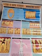 Vintage ANACIN Tablets WHITEHALL Laboratories ADVERTISING Dentist DENTAL POSTER