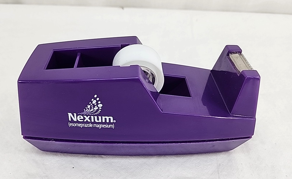 Drug Rep Pharmaceutical Promo Advertising Nexium Tape Dispenser & Pen Holder